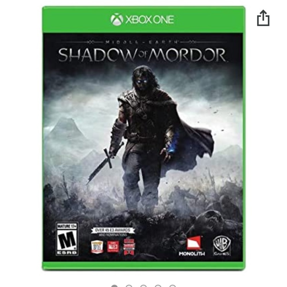 Xbox One -shawdow of Mordor -like New